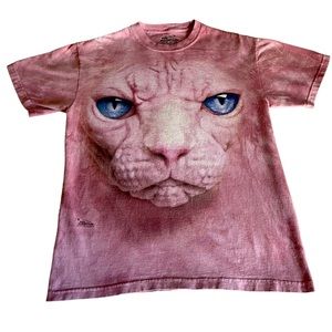 The Mountain Sphinx Hairless Cat All Over Print Adult M Short Sleeve Tee Shirt